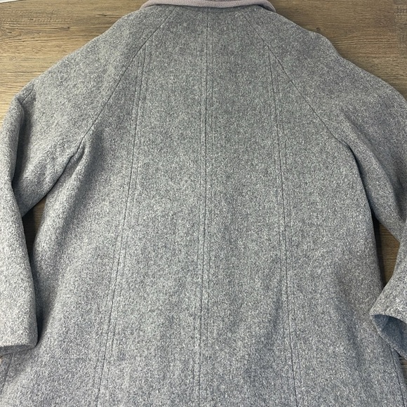 Vintage Penguin Women’s 100% Wool Grey Pea Coat, Thinsulate, size 12 - Picture 10 of 10